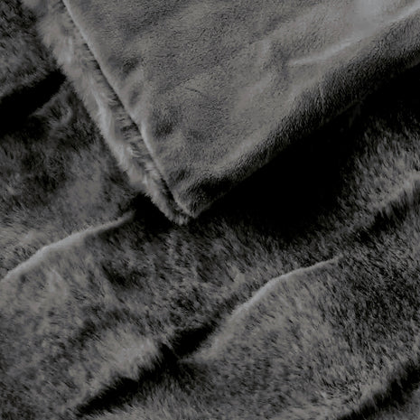 Faux Fur Velvet Throw