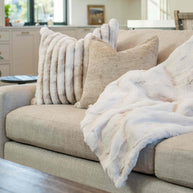 Faux Fur Velvet Throw