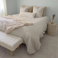 Oversized Plush Chenille Sweater Throw