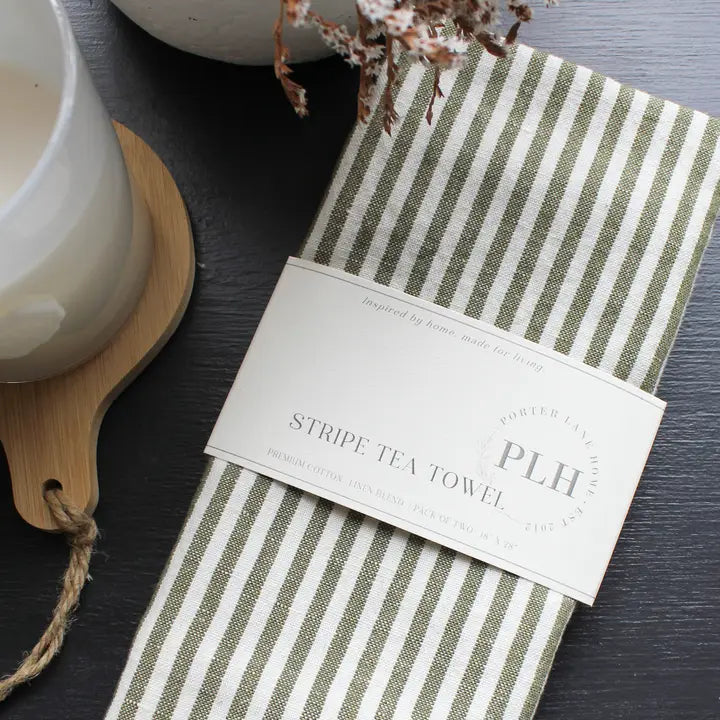 Stripe Tea Towel Set