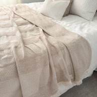 Umbra Cotton Waffle Bed Blanket