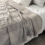 Umbra Cotton Waffle Bed Blanket
